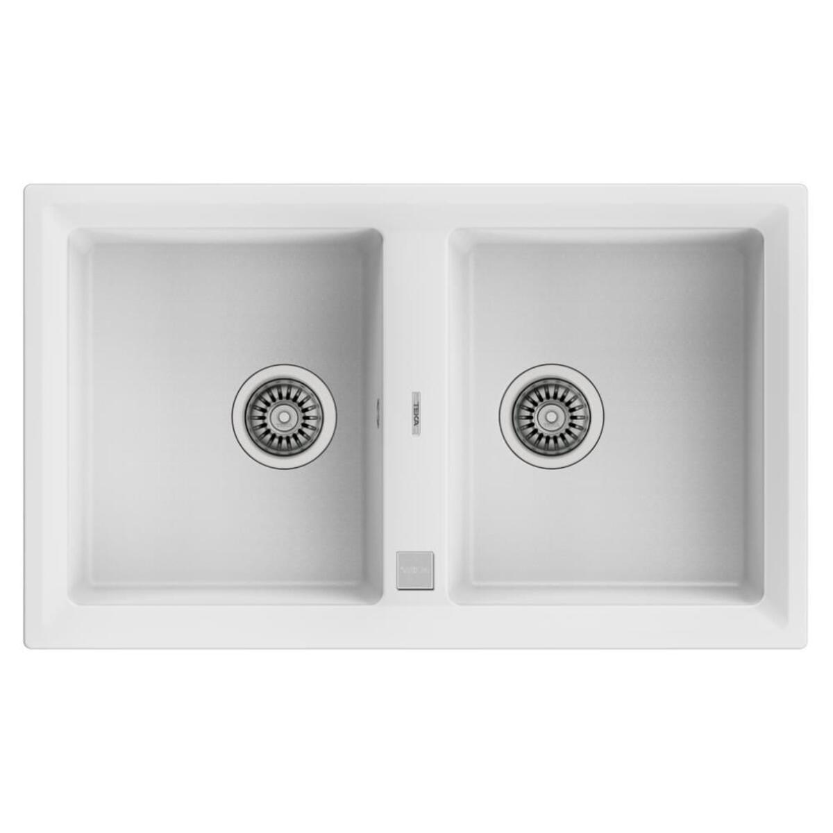 Teka STONE 90 B-TG (White) Beyaz Granit Evye