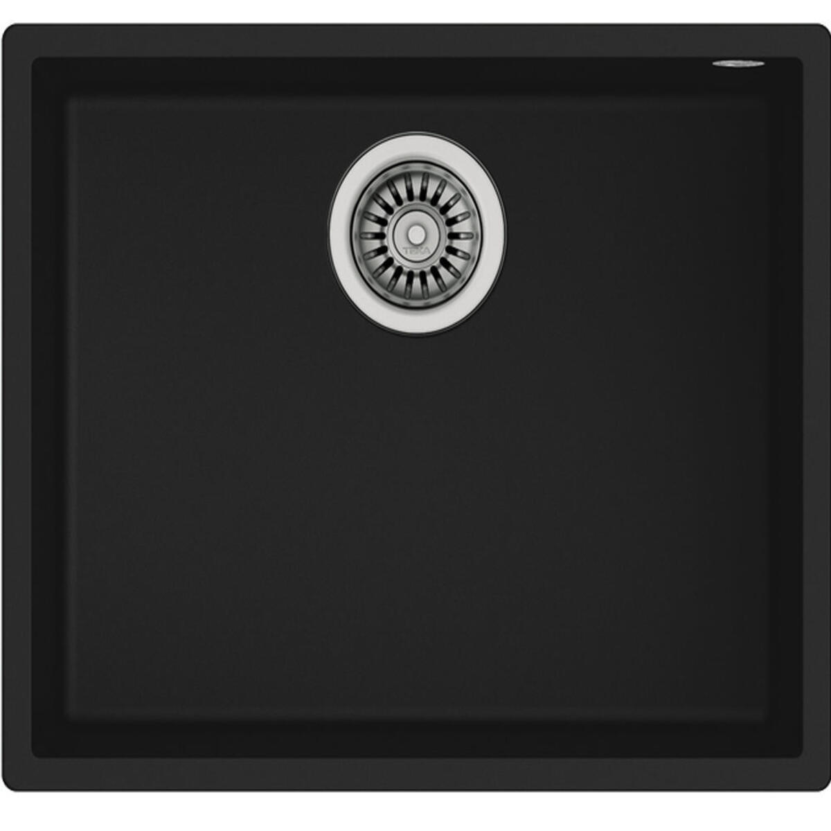 Teka SQUARE 50.40 TG (Black) Siyah Granit Evye