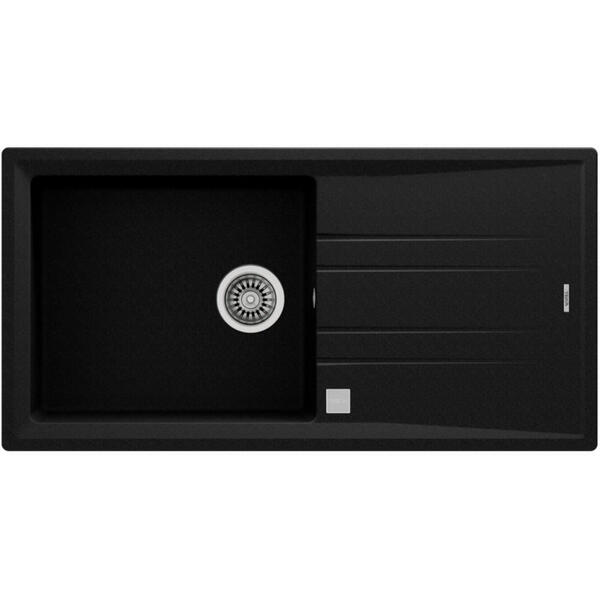 Teka STONE 60 L-TG (Metallic Black) Siyah Granit Evye