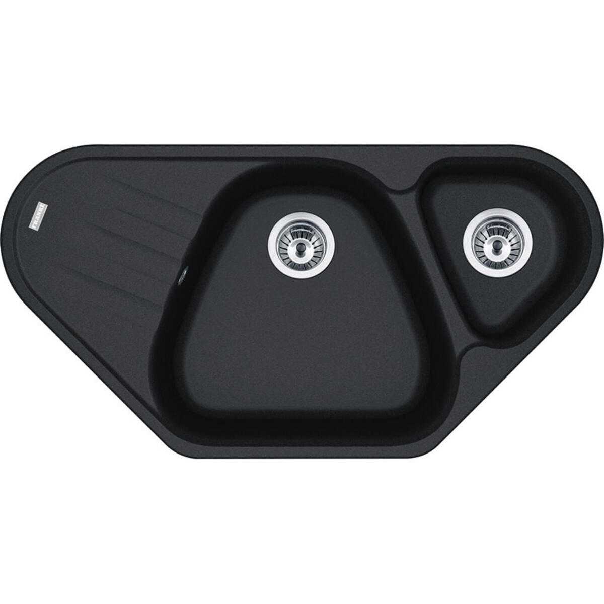 Franke AZG 661-E Nero Granit Köşe Evye (114.0477.990)