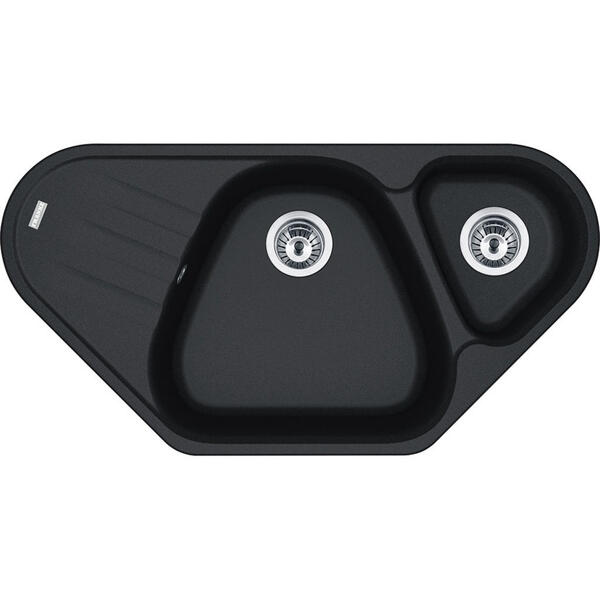 Franke AZG 661-E Nero Granit Köşe Evye (114.0477.990)