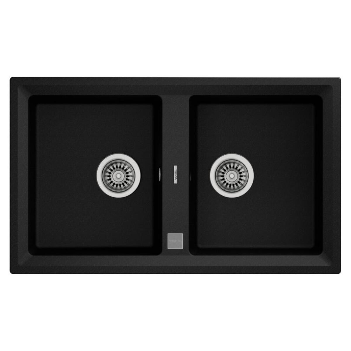 Teka STONE 90 B-TG (Metallic Black) Siyah Granit Evye