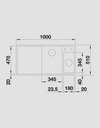 Franke MRG 610-72 TL Matt Black Granit Eviye