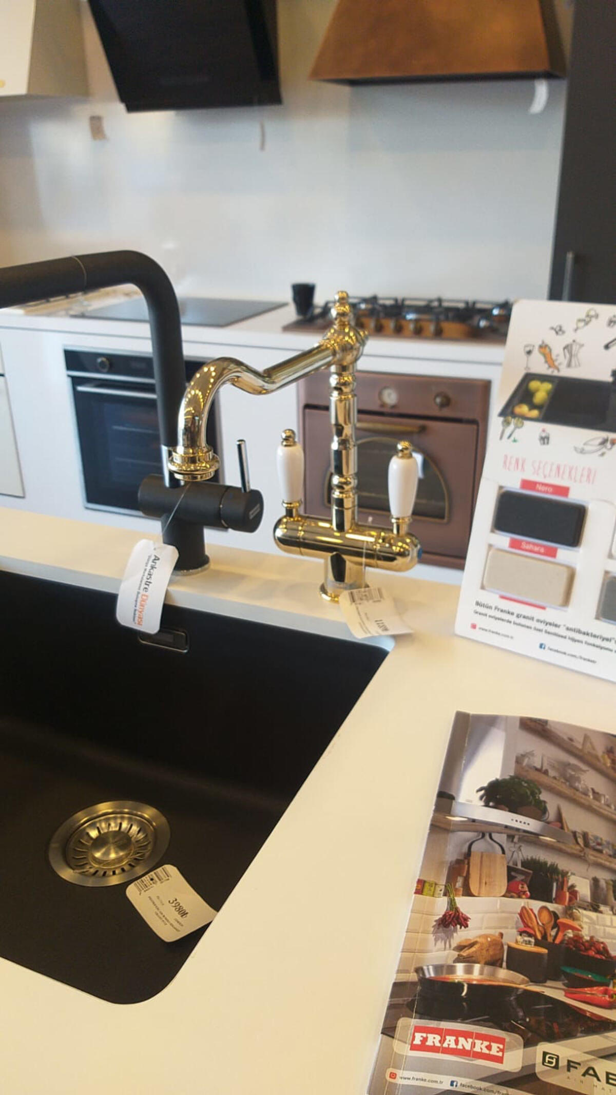 Franke Old England Dore (Altın) Rustik Evye Bataryası_____ SERİ SONU ÜRÜN!!!