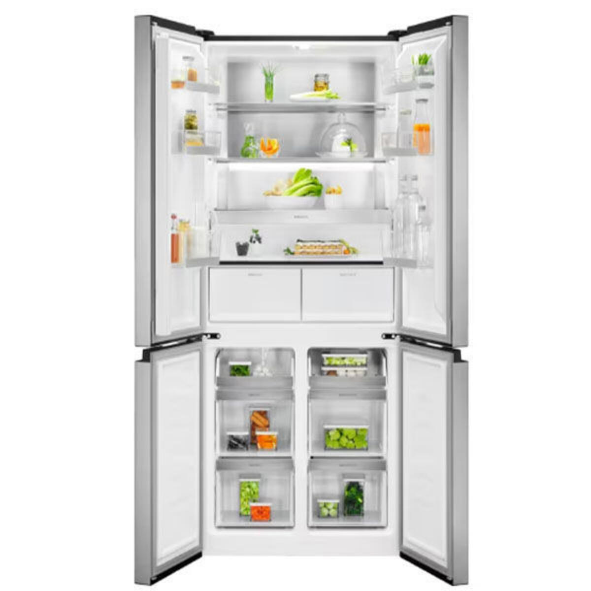 Electrolux ELT9VE52U0 Inox 4 Kapılı Gardrop NoFrost Buzdolabı