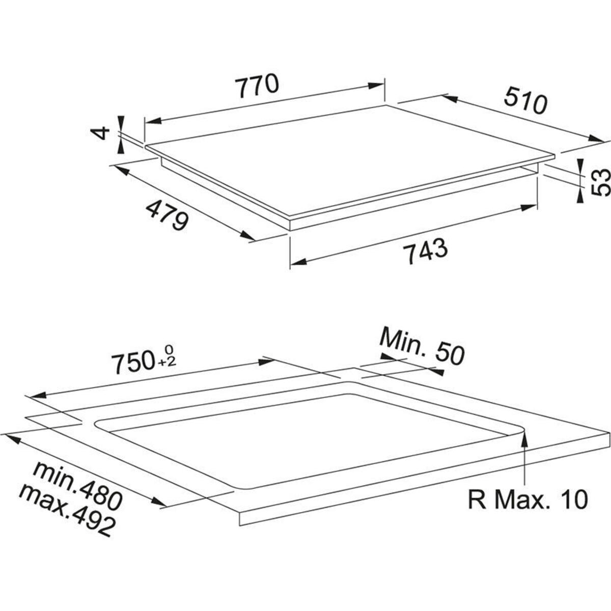 Franke Mythos FMY 808 I FP BK Black Glass İndüksiyonlu Ankastre Ocak