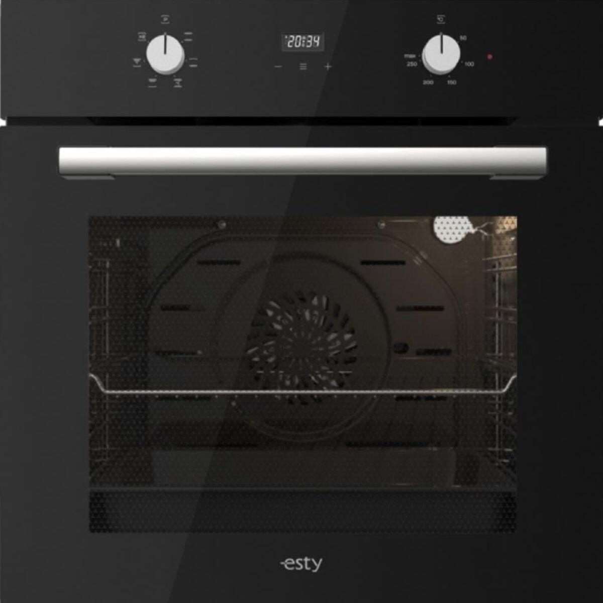 Esty AEF6603B02 Siyah Cam Ankastre Fırın