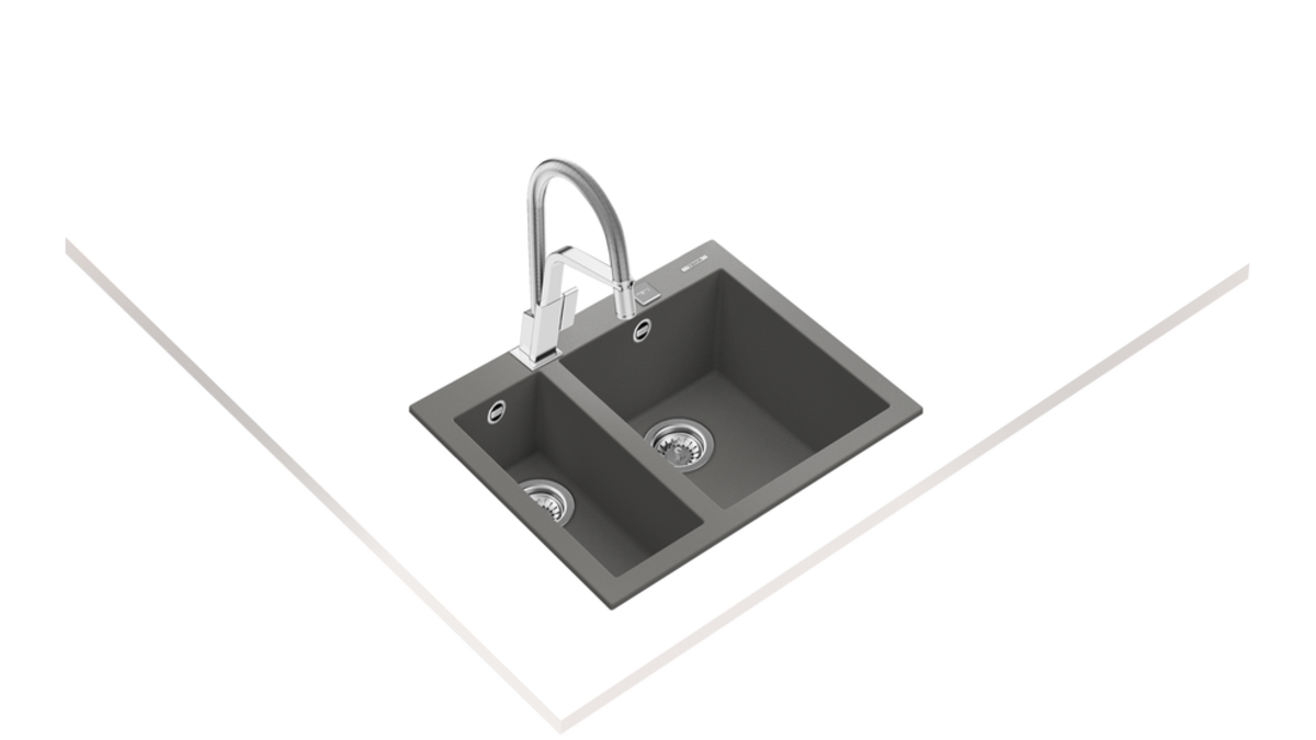 Teka FORSQUARE 2B 590 TG (Stone Grey) Gri Granit Evye