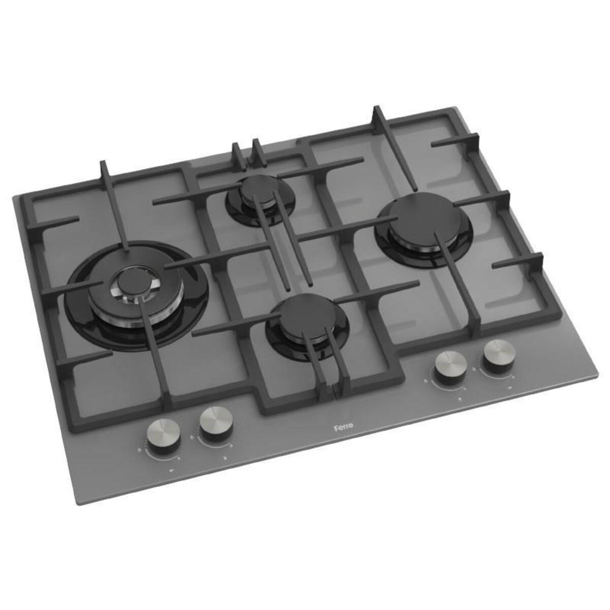 Ferre ED078 Gri Cam 67cm Ankastre Ocak