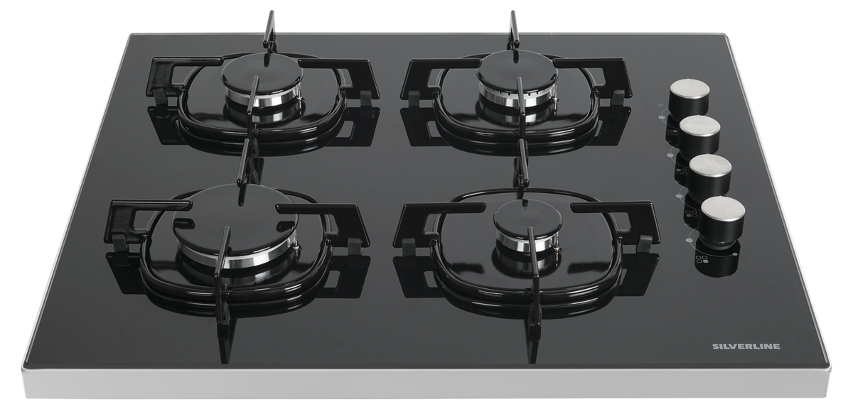 Silverline FS5425B01 Siyah Cam Setüstü Ocak