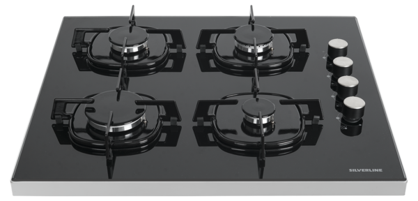 Silverline FS5425B01 Siyah Cam Setüstü Ocak