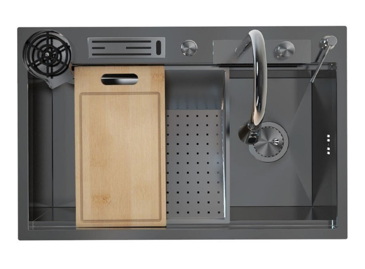 Ukinox Niagara NG 810 Titanıum Teknolojik Eviye Set