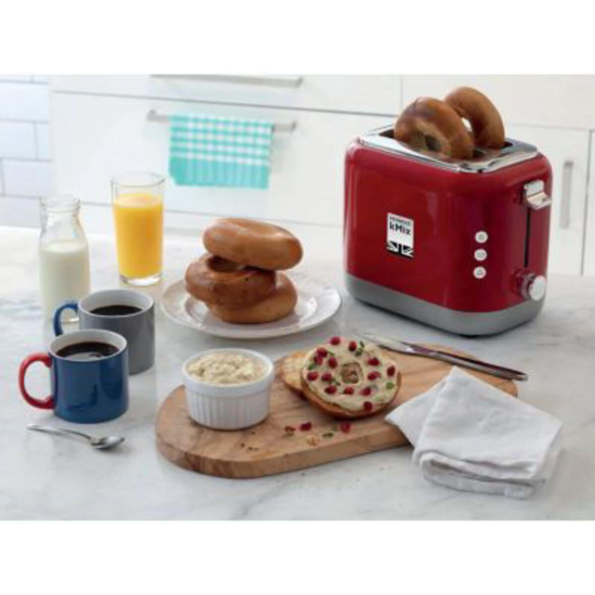 Kenwood TCX751RD kMix Ekmek Kızartma Makinası - Kırmızı