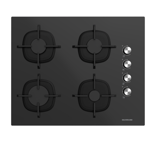 Silverline CS5700-C7B01  65cm SİYAH Cam DÖKÜM Izg. Ankastre Ocak