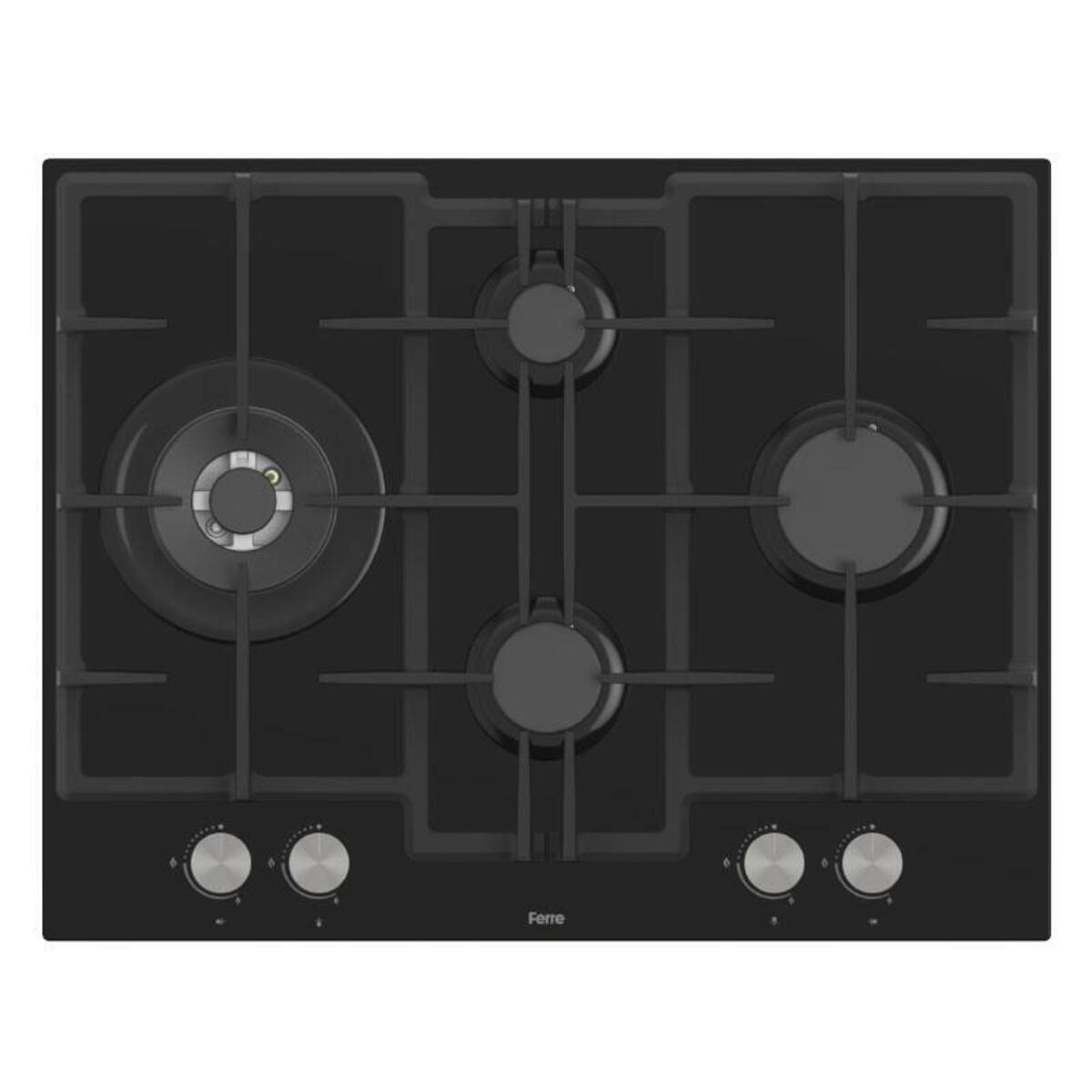 Ferre ED075 Siyah Cam 67cm Ankastre Ocak