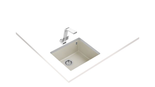 Teka SQUARE 50.40 TG (Bright Cream) Krem Granit Evye