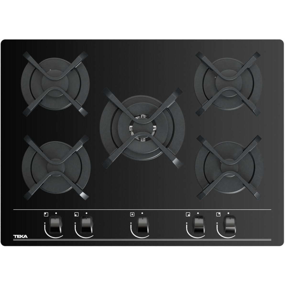 Teka GBC 75030 KBC BK (E4) Siyah Cam Ankastre Ocak