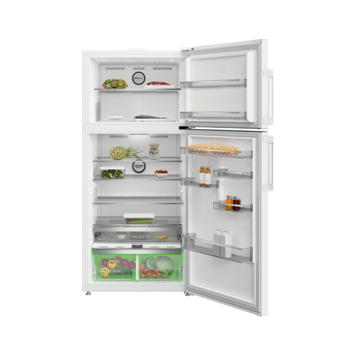 Grundig GRND 6501 630 lt 83.2 cm Beyaz Buzdolabı