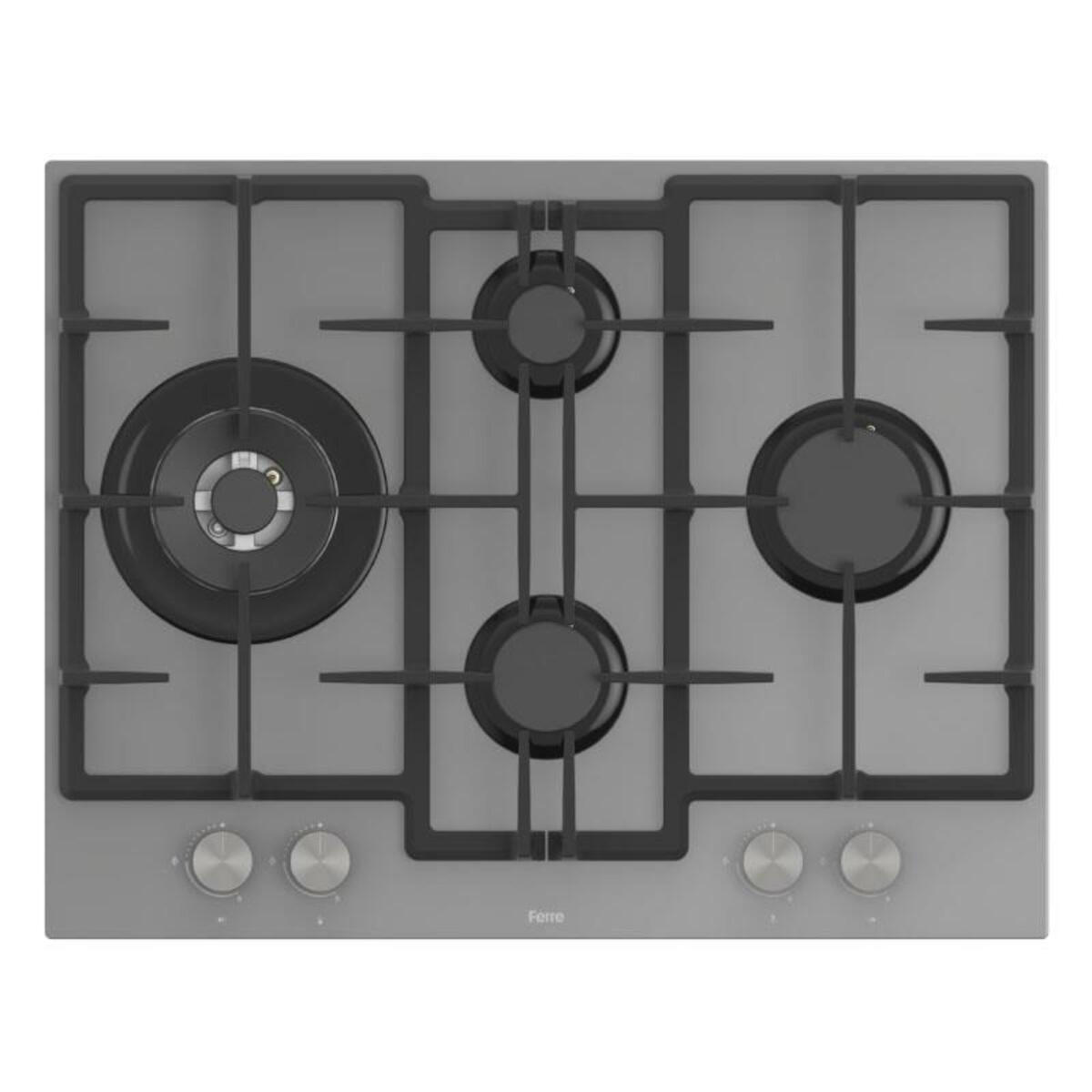 Ferre ED078 Gri Cam 67cm Ankastre Ocak