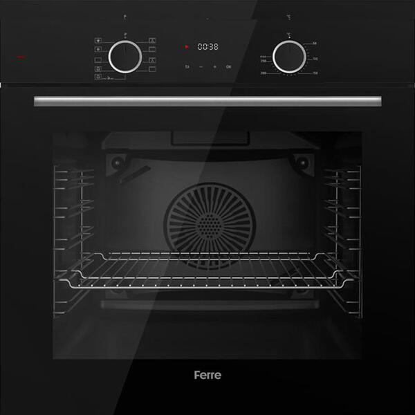 Ferre XE63CS FRYART Siyah Ankastre Fırın