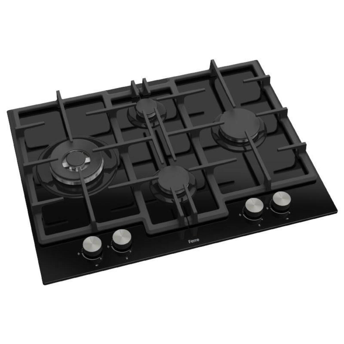 Ferre ED075 Siyah Cam 67cm Ankastre Ocak