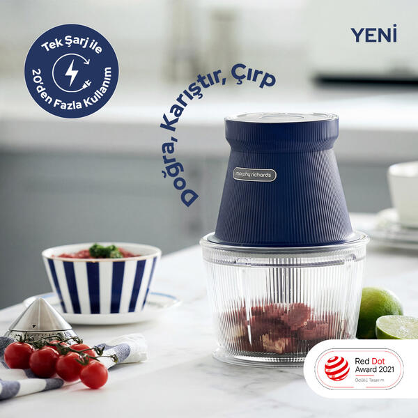 Morphy Richards Kablosuz Rondo & Doğrayıcı