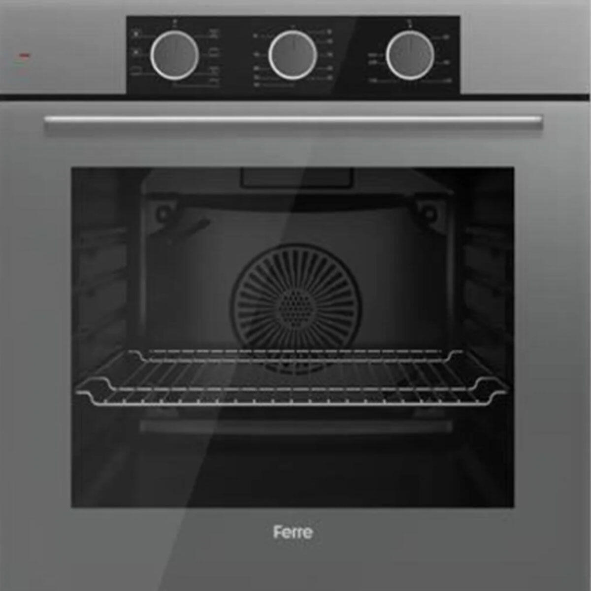 Ferre XE62CPR FLOWART Mekanik Gri Ankastre Fırın
