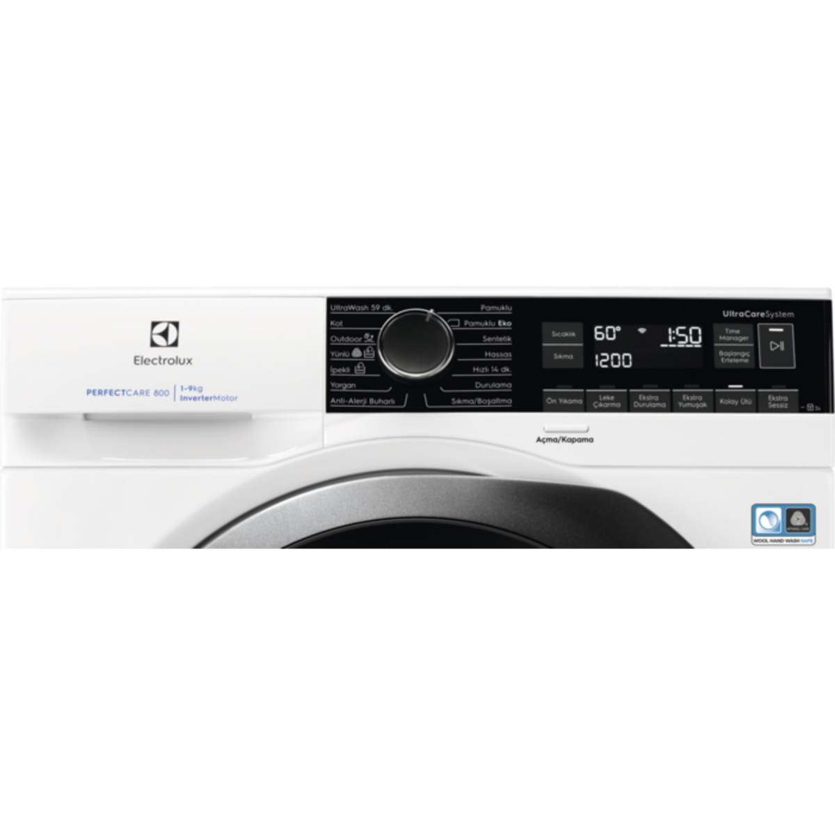 Electrolux EW8F229ST Çamaşır Makinesi 9Kg, 1200 Devir