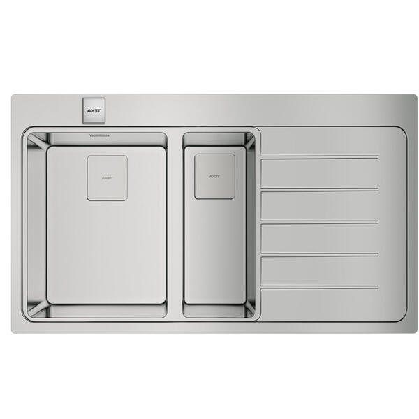 Teka ZENIT RS15 1½B 1D AUTO Sağ Çelik Evye