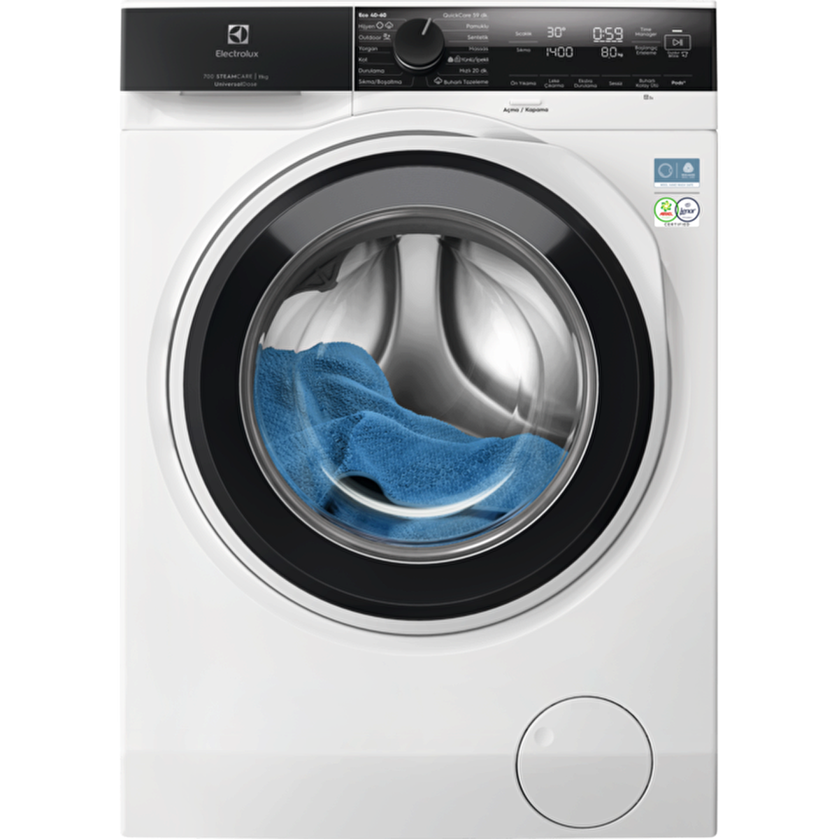 Electrolux EW7F4404UT  700 Serisi Çamaşır Makinesi 11 Kg, 1400 Dev.