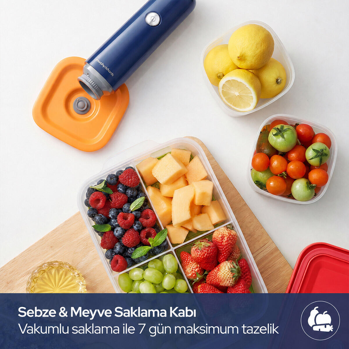 Morphy Richards Vakumlu Gıda Saklama Seti