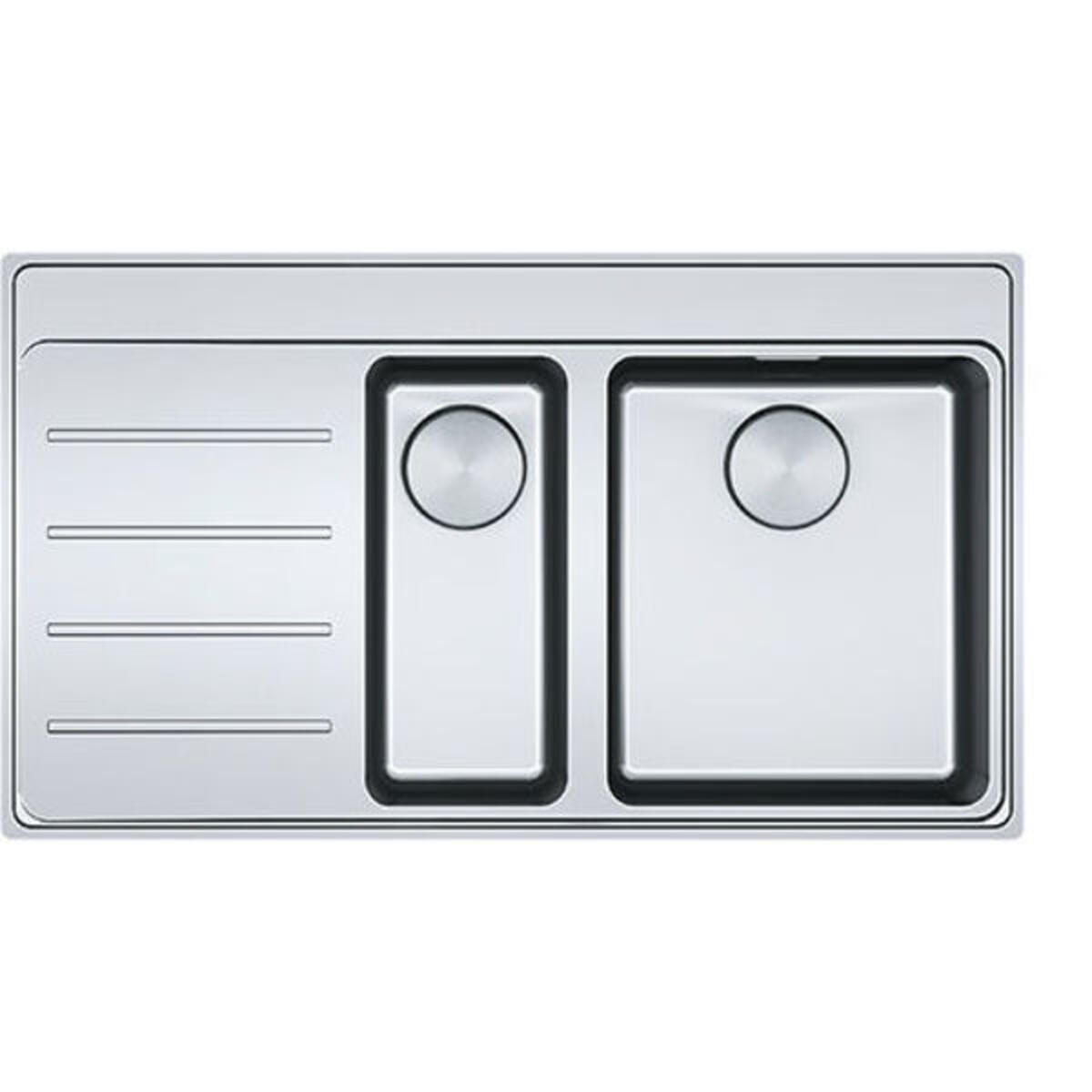 Franke MYTHOS MYX 251-86 3 1/2 Sol Damlalıklı Çelik Evye