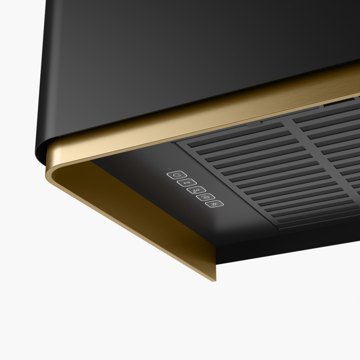 Franke  FMY W BK M/GD 80 KL Matt Black+Gold Mythos Masterpiece K-LINK Davlumbaz