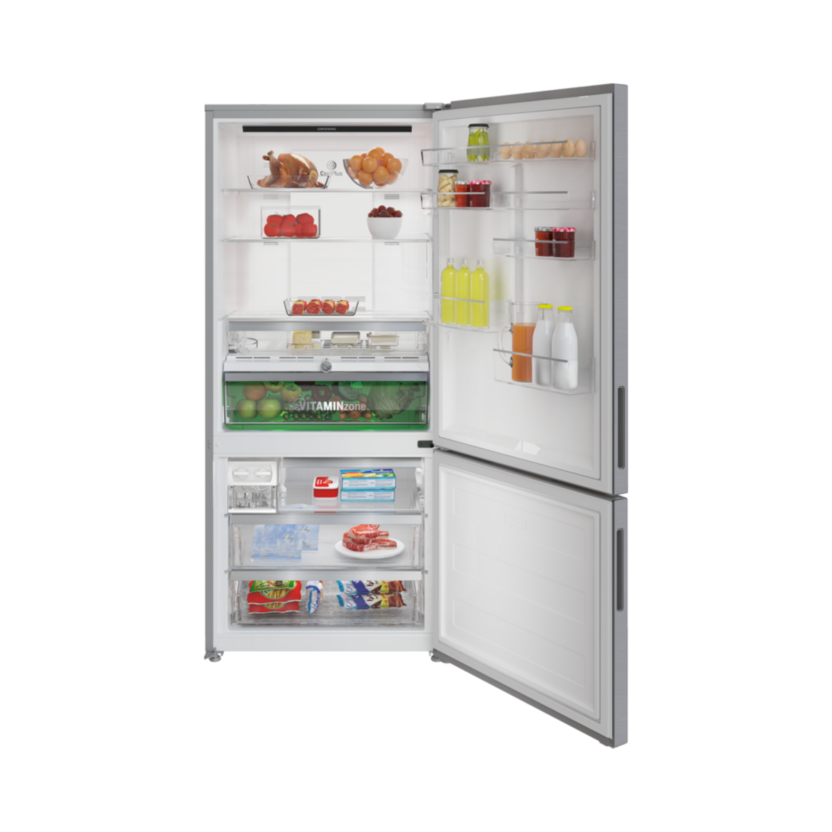 Grundig GKNE 7201 I 615 lt 83.2 cm Inox Buzdolabı