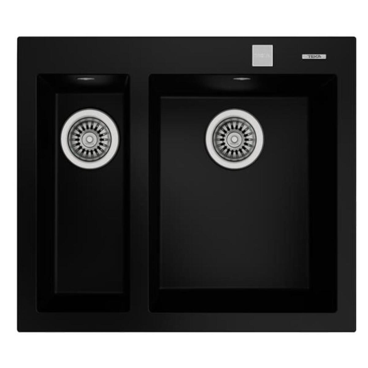 Teka FORSQUARE 2B 590 TG (Black) Siyah Granit Evye