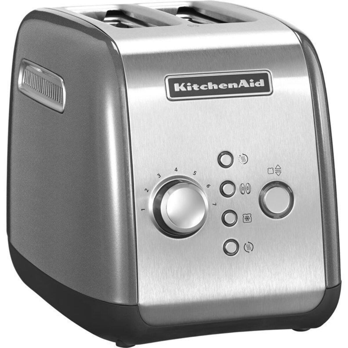 Kitchenaid 2 Dilim Ekmek Kızartma Makinesi 5KMT221 Contour Silver-ECU