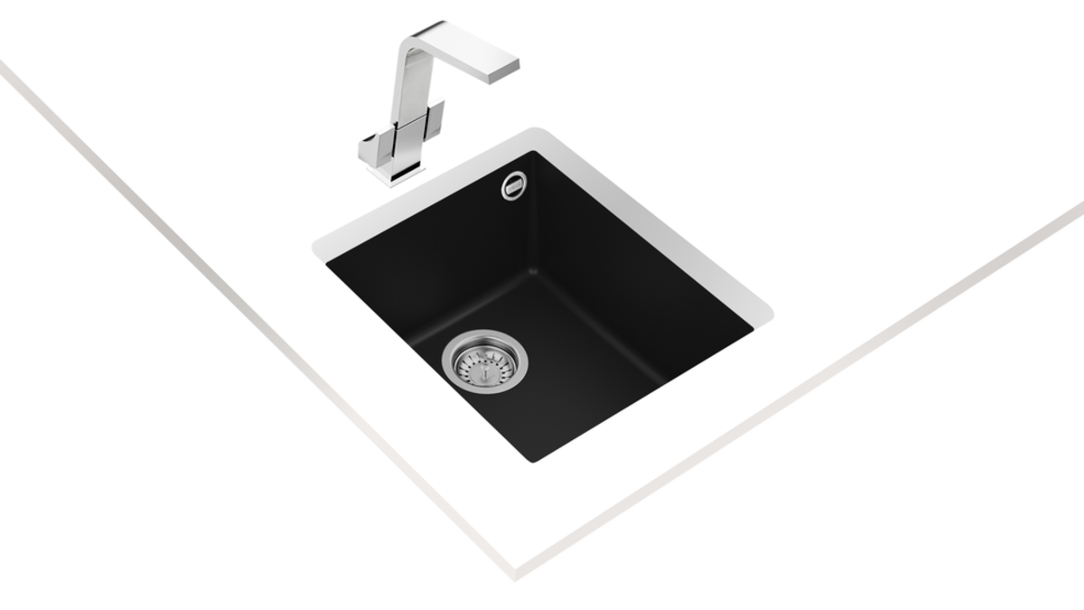 Teka SQUARE 34.40 TG (Black) Siyah Granit Evye