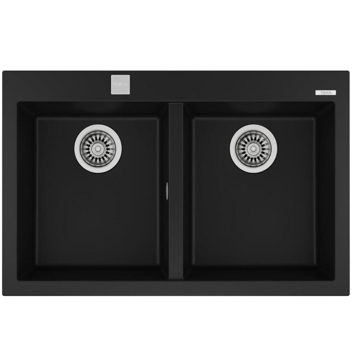 Teka FORSQUARE 2B 790 TG (Black) Siyah Granit Evye