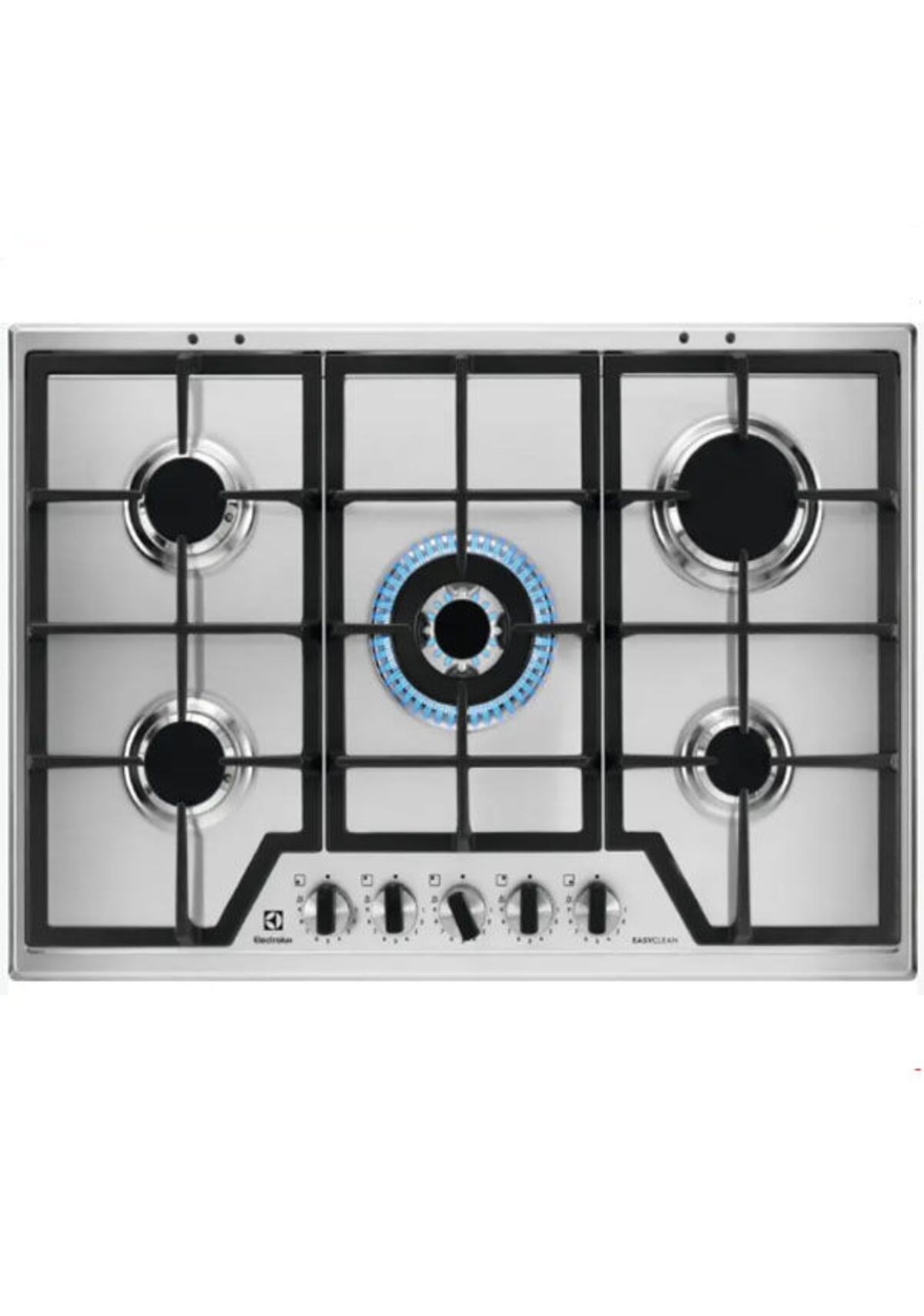Electrolux KGS75362XX 75cm 5Gözü Gazlı Çelik Ankastre Ocak