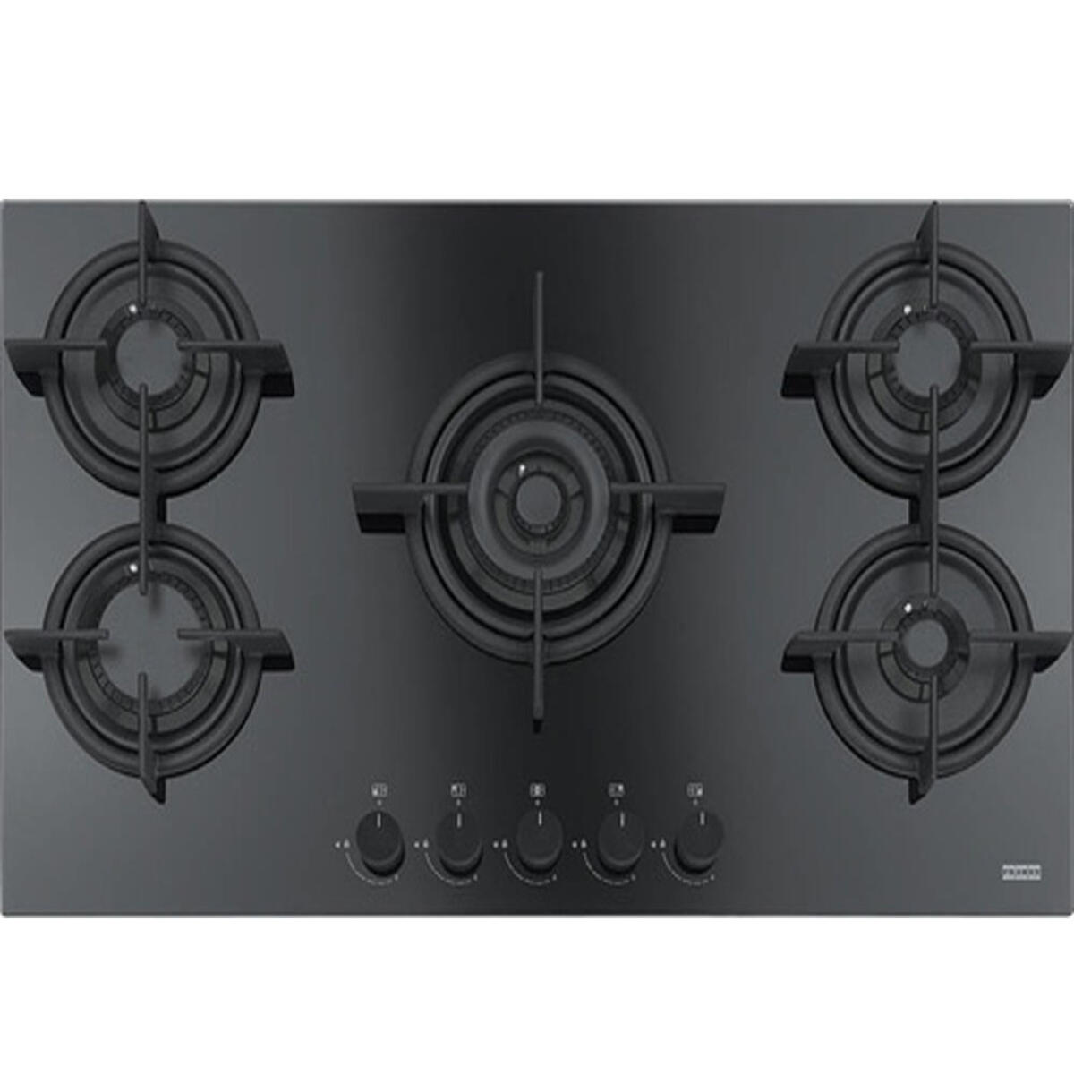 Franke FHCR 755 4G TC HE BK C Cristallo Nero Cam Ocak