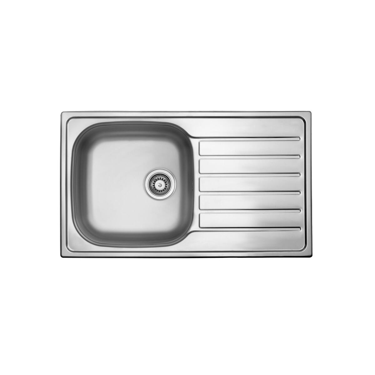 Ukinox HYPNOS 50 KUMANDALI SİFON Dekorlu Tezgaha Sıfır Eviye (50*86)