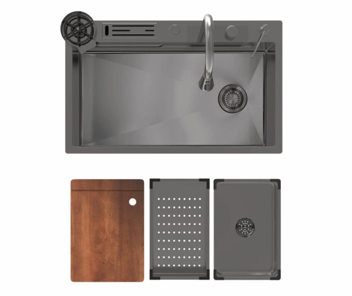 Ukinox NIAGARA NG 750 Titanyum Teknolojik Eviye Set (450*750)