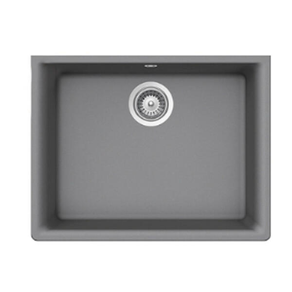 Ukinox VALENTE N-100L Gri Tezgahaltı Granit Eviye (60*47)