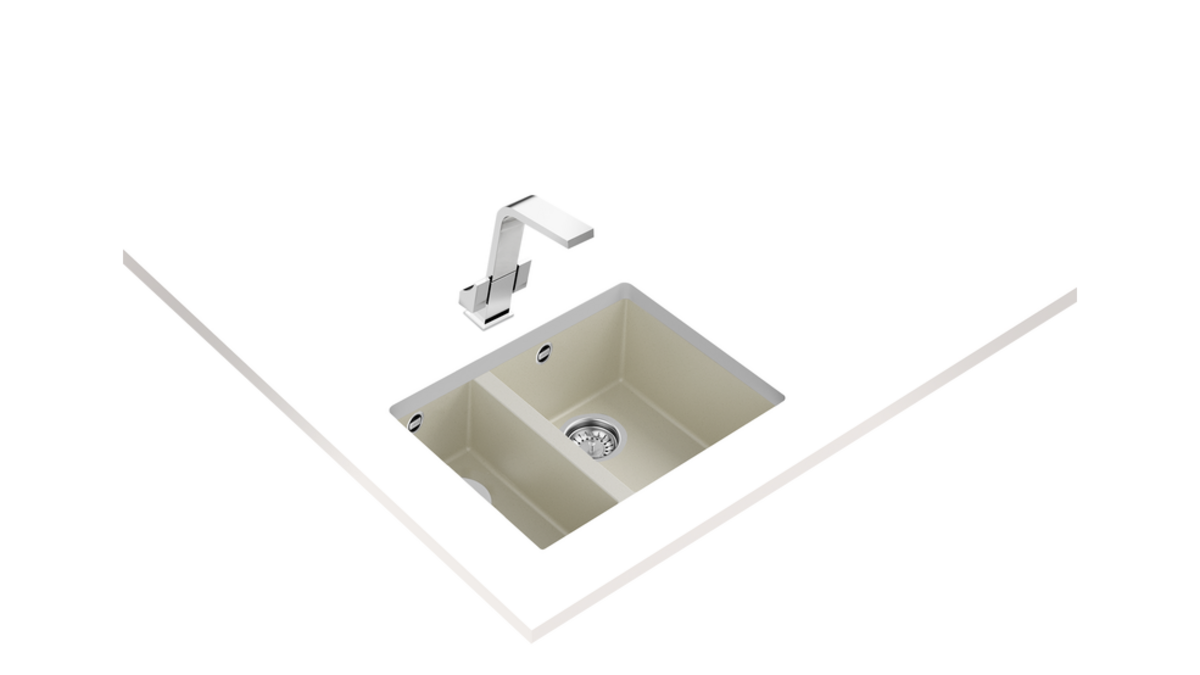 Teka SQUARE 2B 560 TG (Bright Cream) Krem Granit Evye