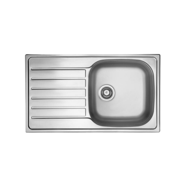 Ukinox HYPNOS 50 SOL Dekorlu Tezgaha Sıfır Eviye (50*86)