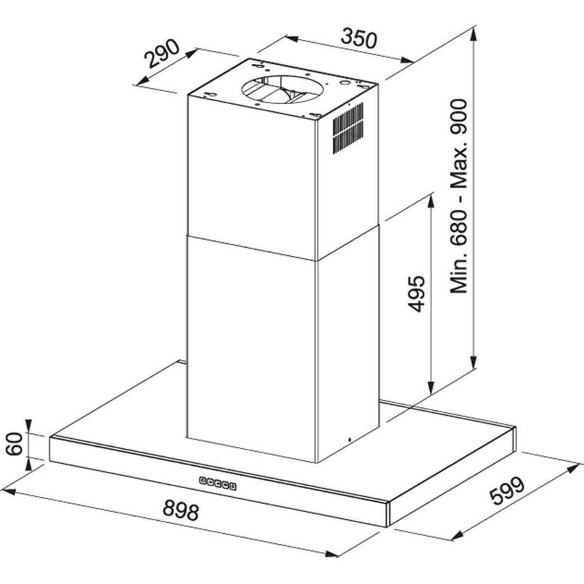 Franke TALE ADA 905 I BK MATT Black Ada Davlumbaz
