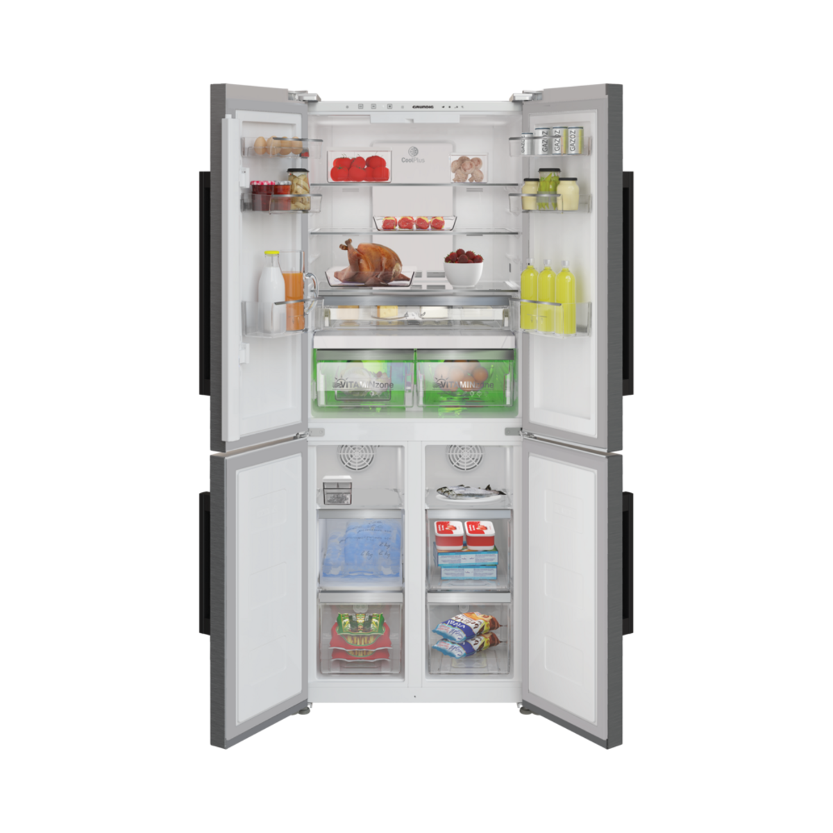 Grundig GQNE 47840 I 478 lt 76 cm Inox Gardrop Buzdolabı