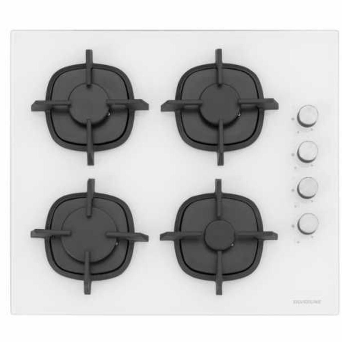 Silverline CS5343W01 Döküm Izgara Beyaz Ankastre Ocak