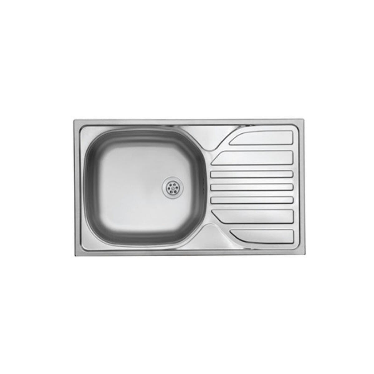 Ukinox BART 435*760 SAĞ Tezgaha Sıfır Dekorlu Eviye