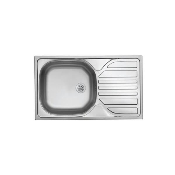 Ukinox BART 435*760 SAĞ Tezgaha Sıfır Dekorlu Eviye